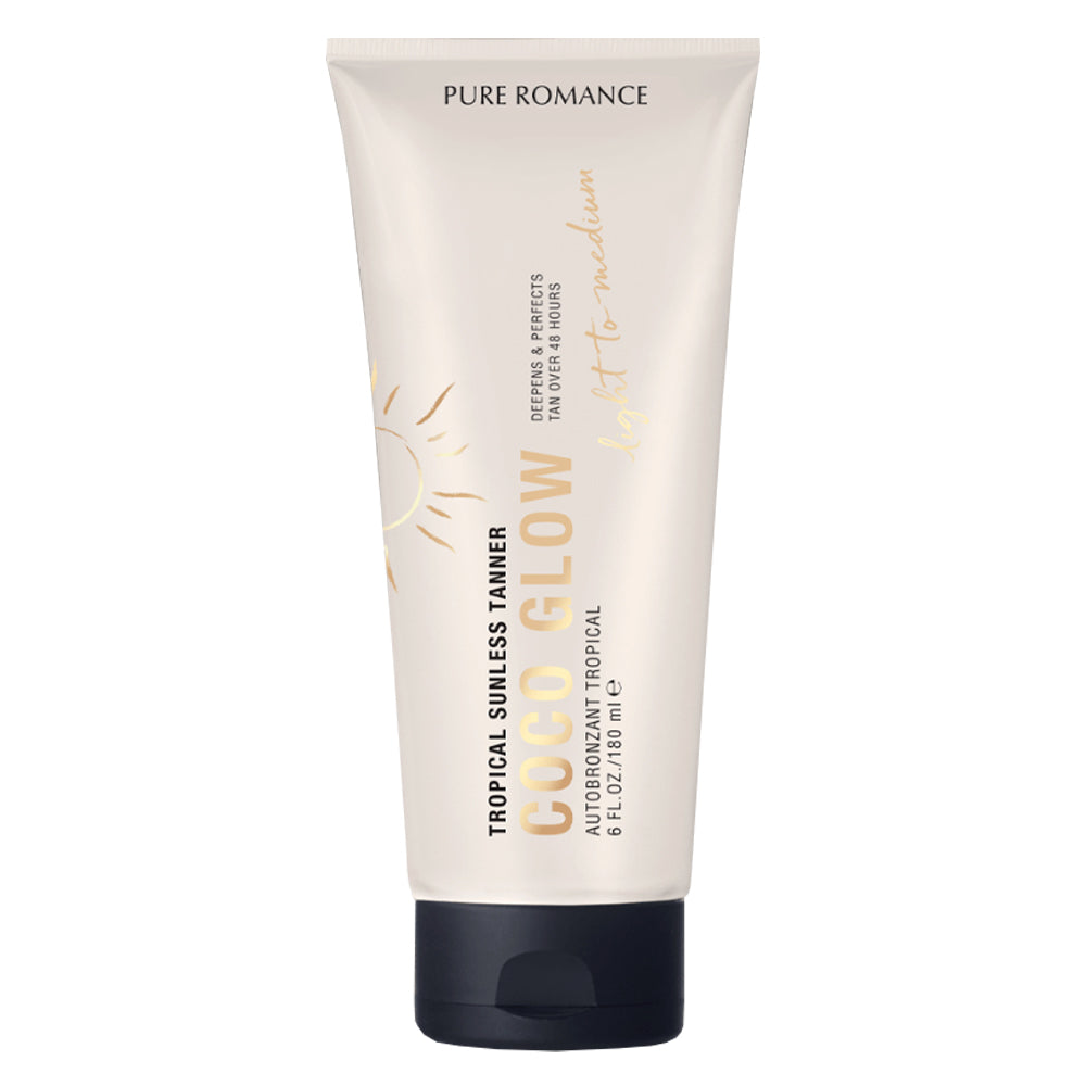 Coco Glow - Tropical Sunless Tanner - Autobronceador tropical tono claro a medio