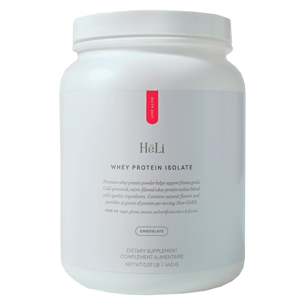 HēLi Dietary Supplement - Whey Protein Isolate - Chocolate (Suplemento proteíco)