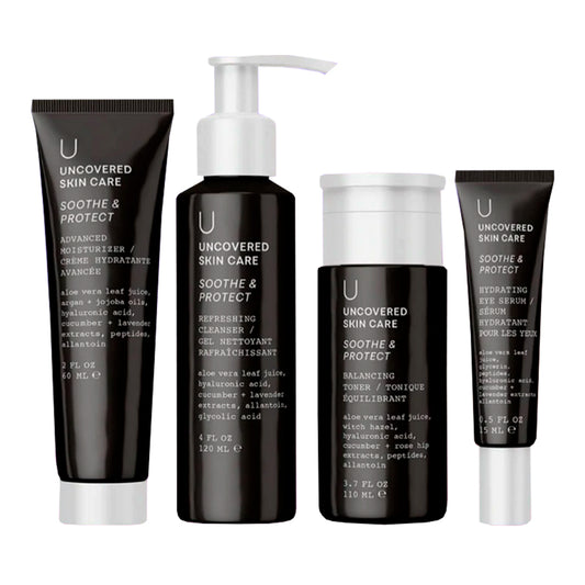 SOOTHE & PROTECT DAILY SKIN ESSENTIALS KIT UNCOVERED